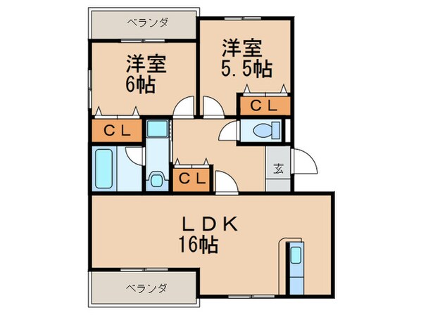 プレステージタカラＴの物件間取画像